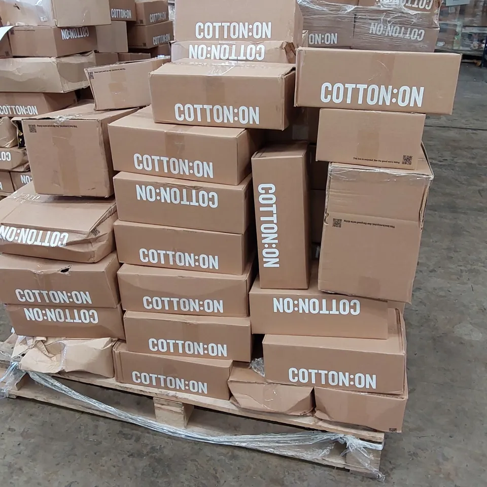 PALLET OF ASSORTED CONSUMER AND HOUSEHOLD PRODUCTS TO INCLUDE; DENIM JEAN SHORTS, TRAVEL PILLOW, PHONE CASES, WOMEN'S CROP COAT, DOG HARNESSES, CHRISTMAS CARDS ECT.