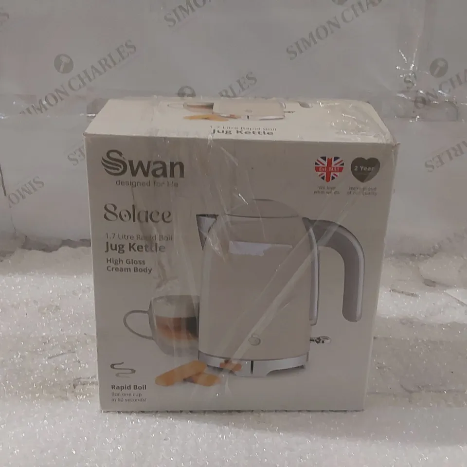 BOXED SWAN SOLACE 1.7L RAPID BOIL JUG KETTLE 