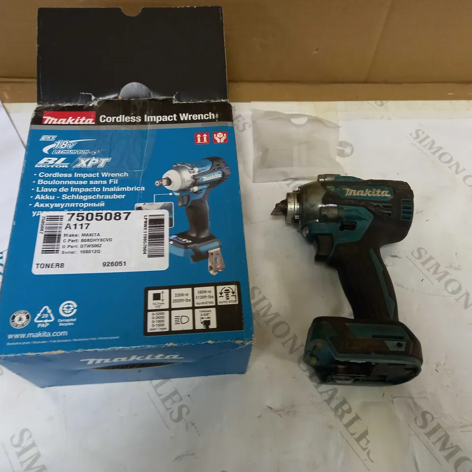 MAKITA DTW300Z CORDLESS IMPACT WRENCH