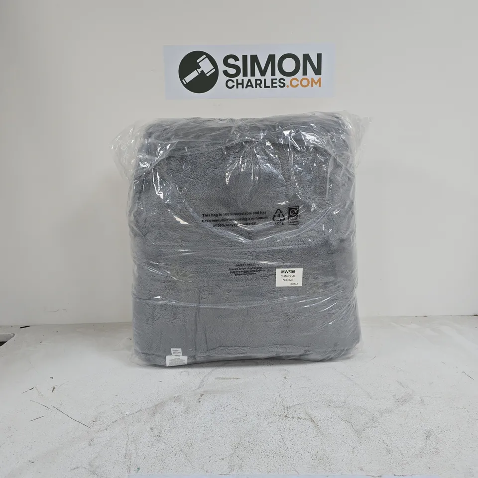 CUDDLE BACK CUSHION CHARCOAL BOXED