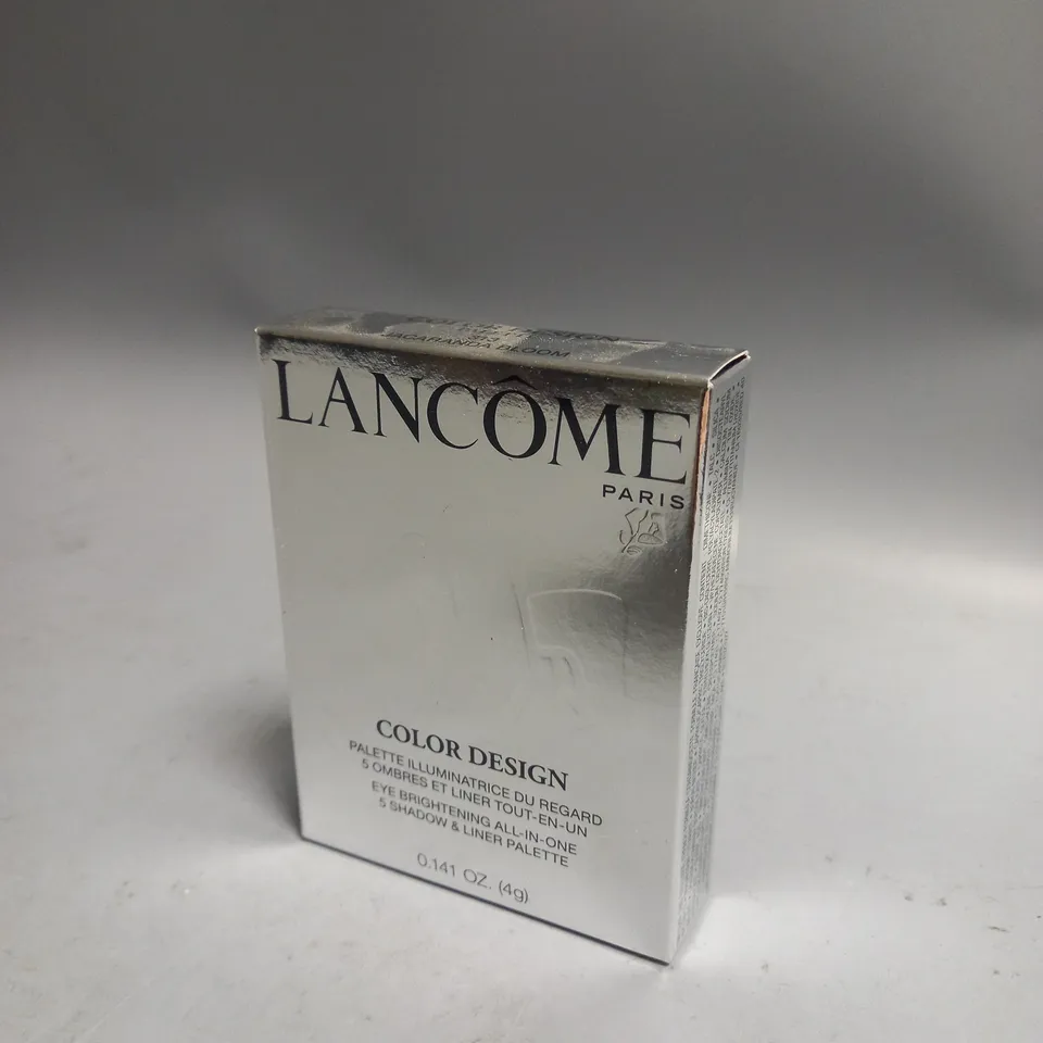 BOXED LANCOME COLOUR DESIGN 5 SHADOW & LINER PALETTE 4G