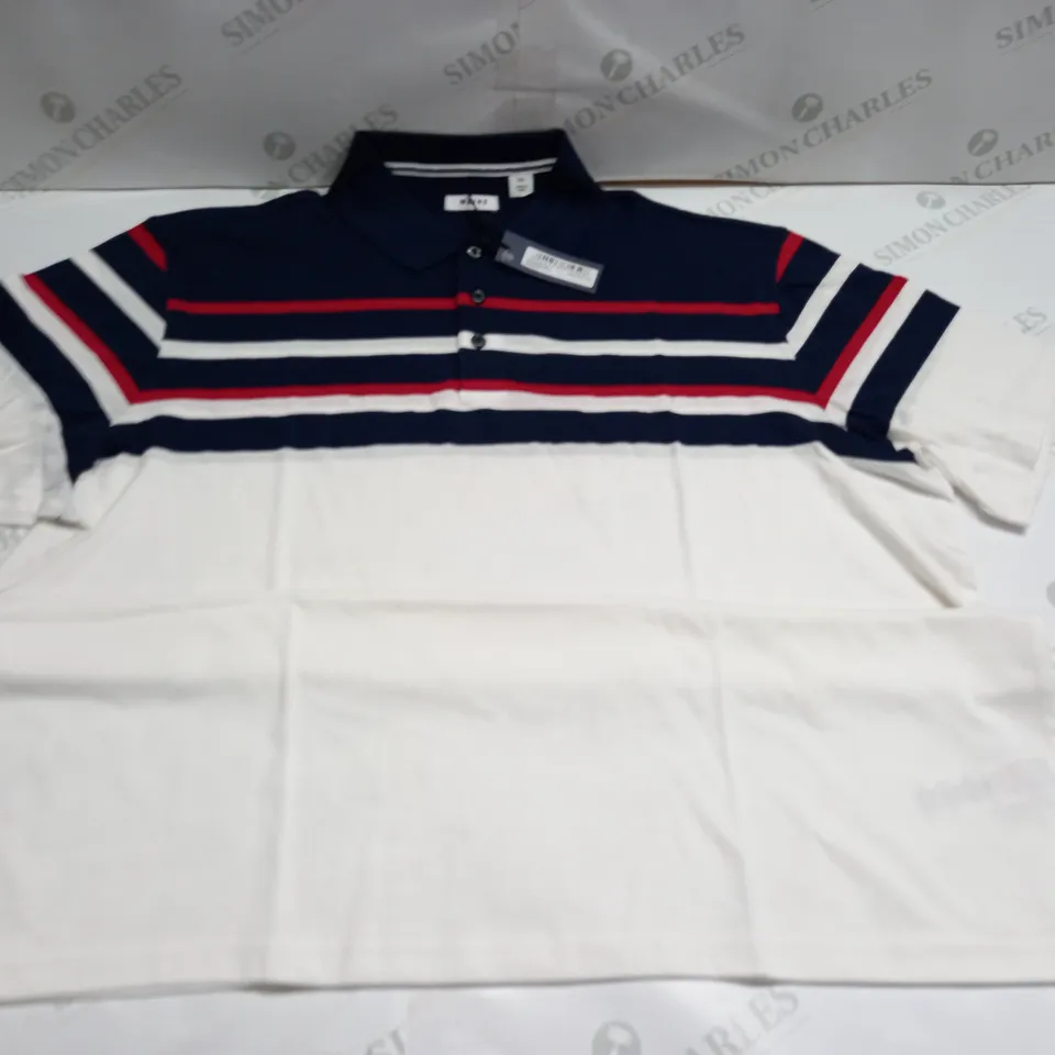 MAINE ATLANTA SRIPE POLO - XXL