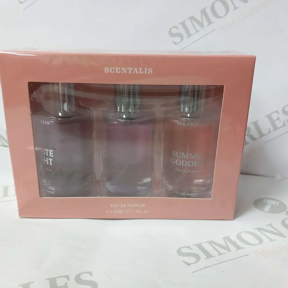 BOXED AND SEALED SCENTIALS EAU DE PARFUM 3 X 30ML