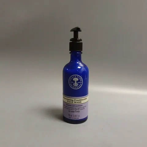 6 X NEAL'S YARD REMEDIES REJUVENATING FRANKINCENSE FACE WASH 100ML