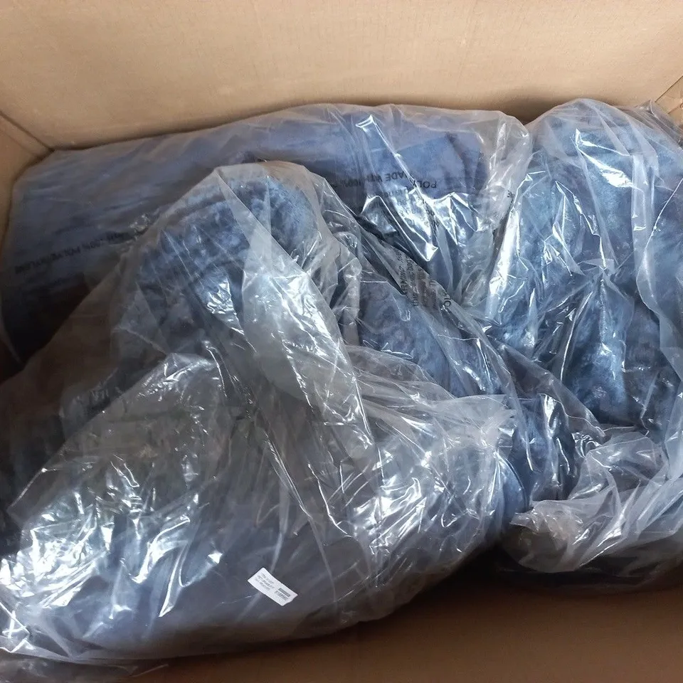 5 LARGE LIVMORE PLUSH THROWS IN NAVY
