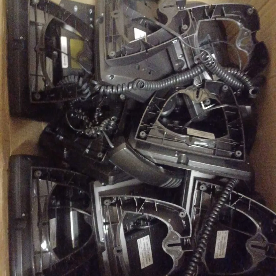 BOX OF APPROX 12 MITEL 5320 IP PHONES IN BLACK - COLLECTION ONLY