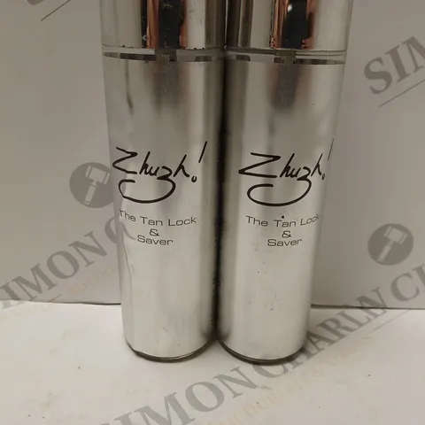 BOX OF 8 X 200ML CANS OF ZHUZH! TAN LOCK & SAVER
