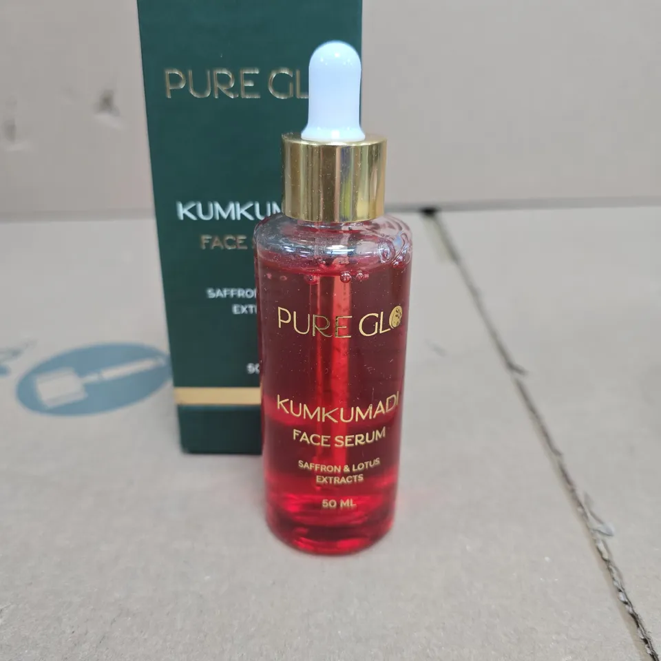 PURE GLOW KUMKUMADI FACE SERUM – SAFFRON & LOTUS EXTRACTS, 50 ML