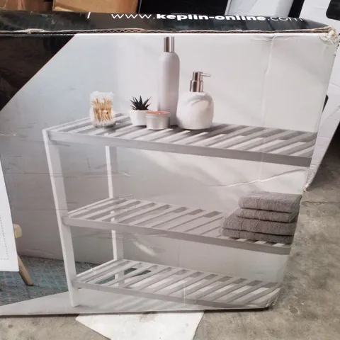 BOXED KEPLIN 3 TIER BAMBOO SHOE RACK