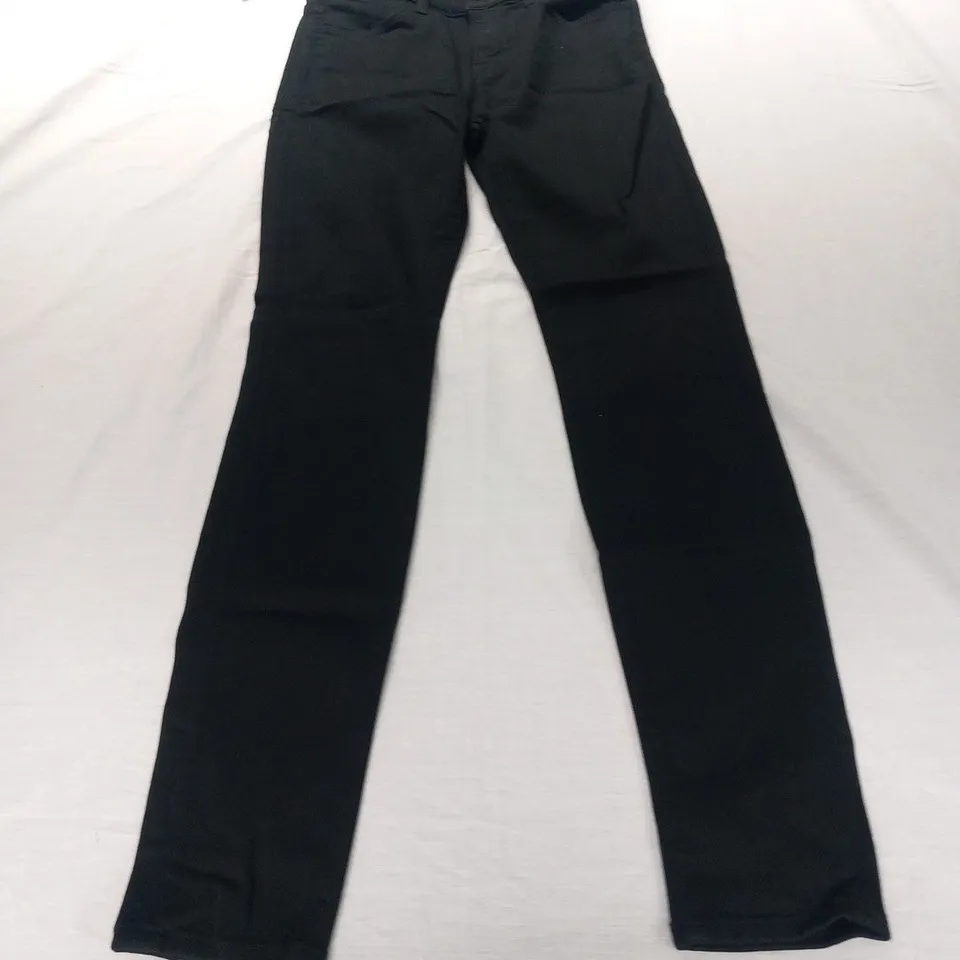 J BRAND SUPER SKINNY MID-RISE SERIOUSLY BLACK JEANS SIZE 29
