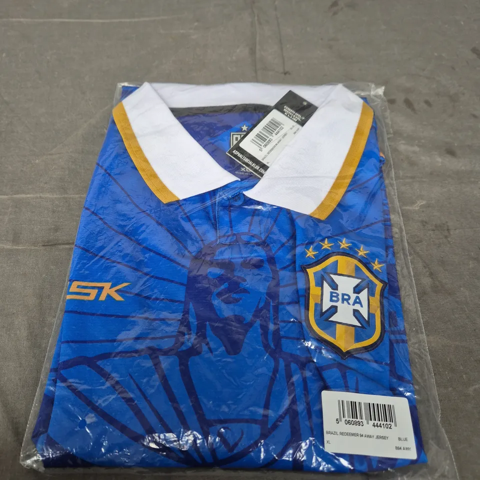 BRAZIL REDEEMER 94 AWAY JERSEY – BLUE, XL