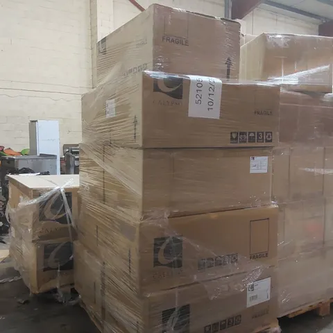 PALLET CONTAINING A LARGE QUANTITY OF BRAND NEW SAVENA SINGLE DRAWER VANITY BASE UNITS