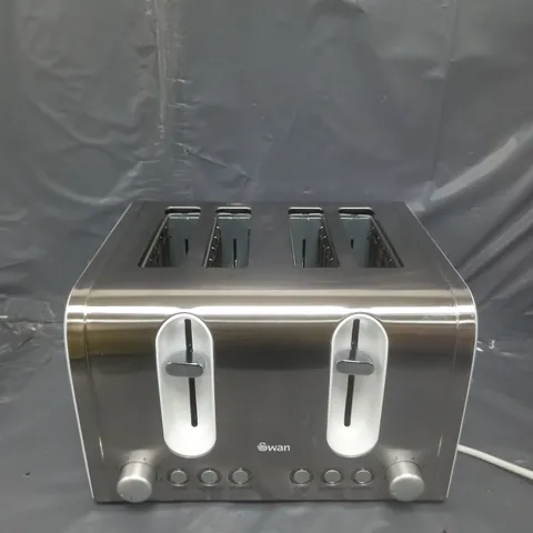 BOXED SWAN TOASTER 4-SLICE IN WHITE