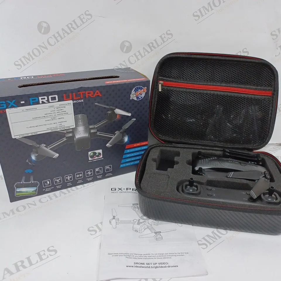 BOXED RDM GX-PRO ULTRA NEXT GENERATION HD PRO FOLDING DRONE 