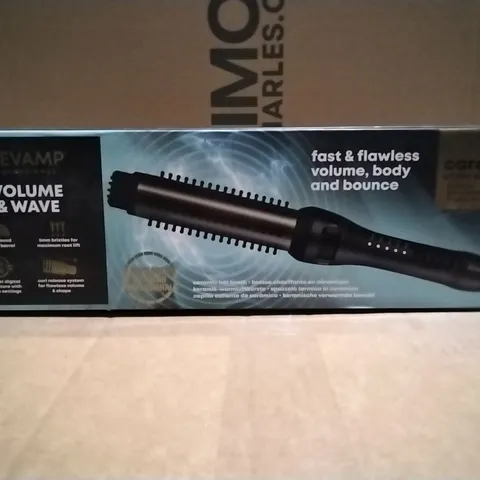 BOXED REVAMP VOLUME AND WAVE CERAMIC HOT BRUSH