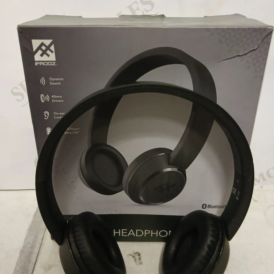 BOXED IFROGZ CODA WIRELESS BLUETOOTH HEADPHONES 