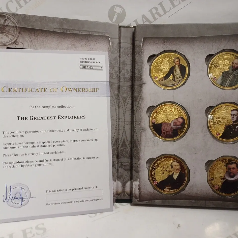 THE GREATEST EXPLORERS COIN COLLECTION