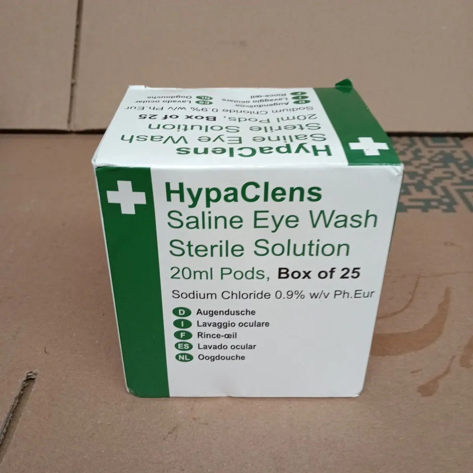 TOTE OF APPROXIMATELY 10 ASSORTED ITEMS INCLUDING HEALGEN RAPID COVID-19 ANTIGEN SELF-TEST, HYPACLENS SALINE EYE WASH STERILE SOLUTION AND KOLESTON PERFECT PURE LIFT TECHNOLOGY