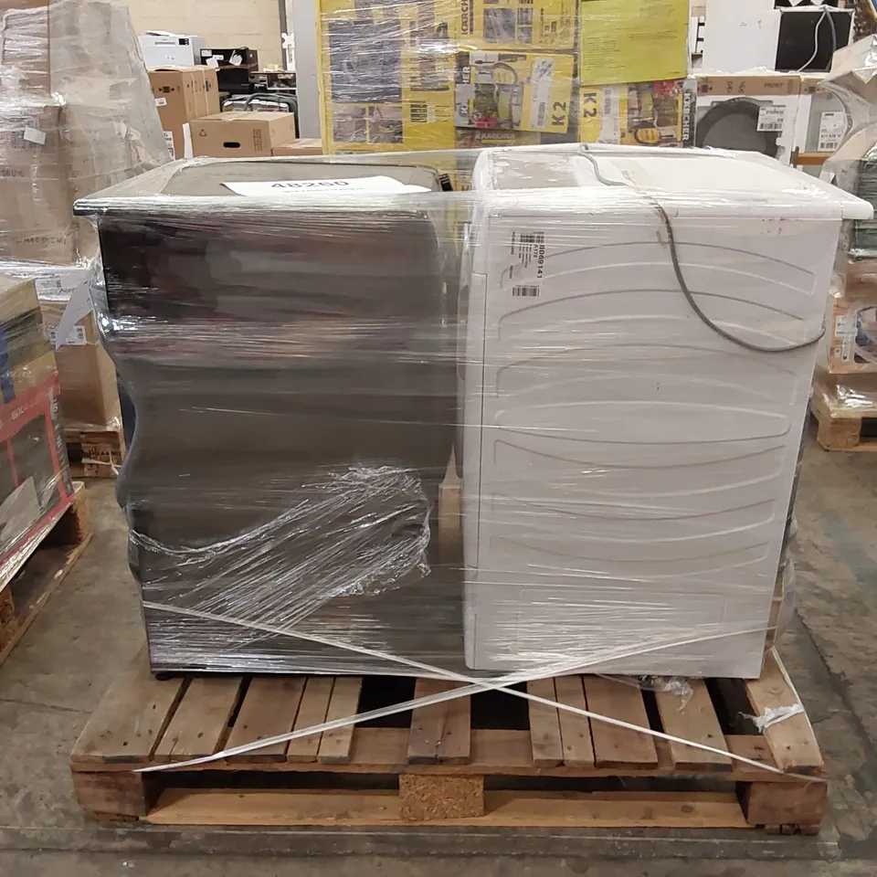 PALLET OF ASSORTED UNTESTED RAW RETURN WHITE GOODS