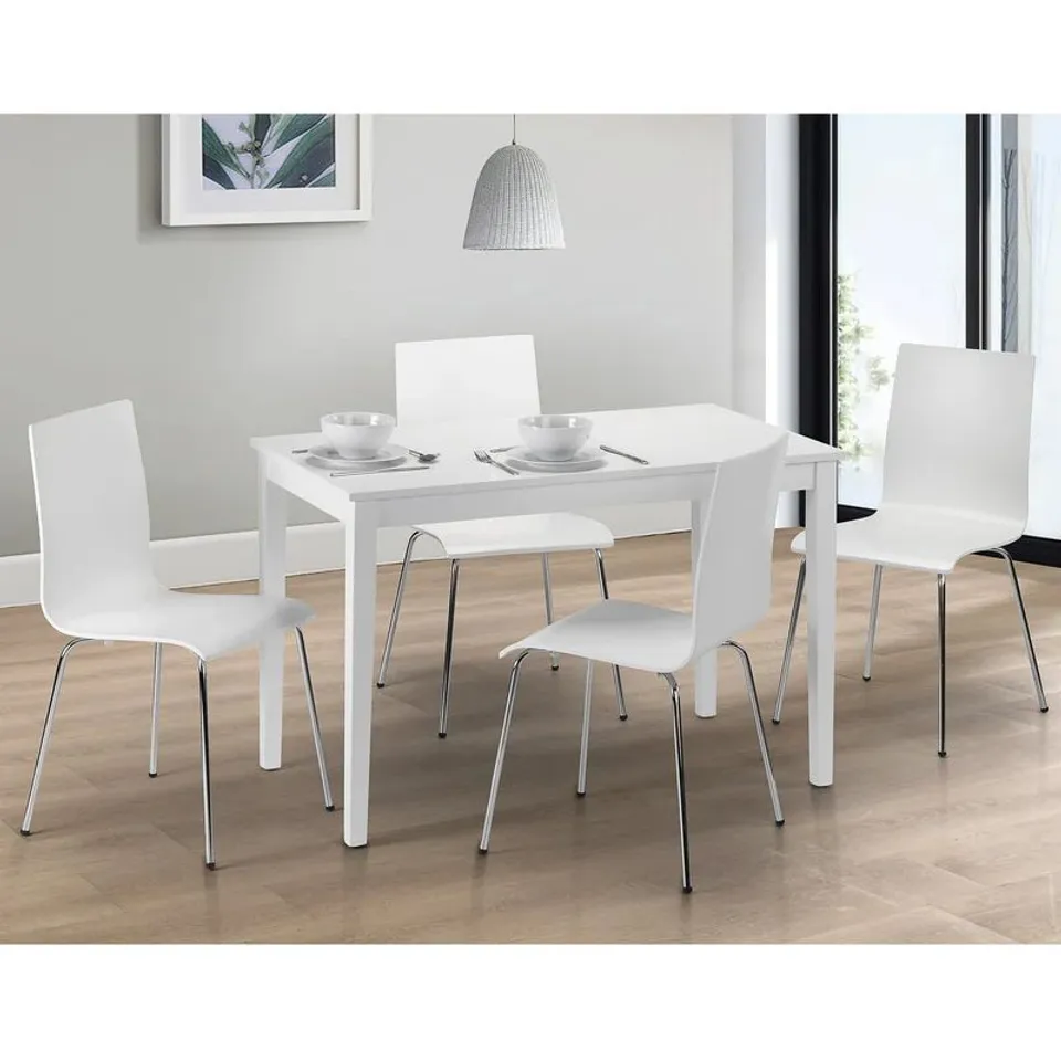 BOXED JULIAN BOWEN TAKU DINING TABLE - WHITE (1 BOX)