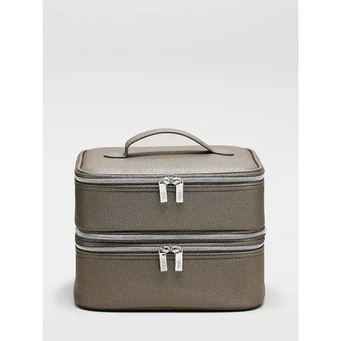 TILI MEDIUM TWO TIER ZIP APART VANITY CASE