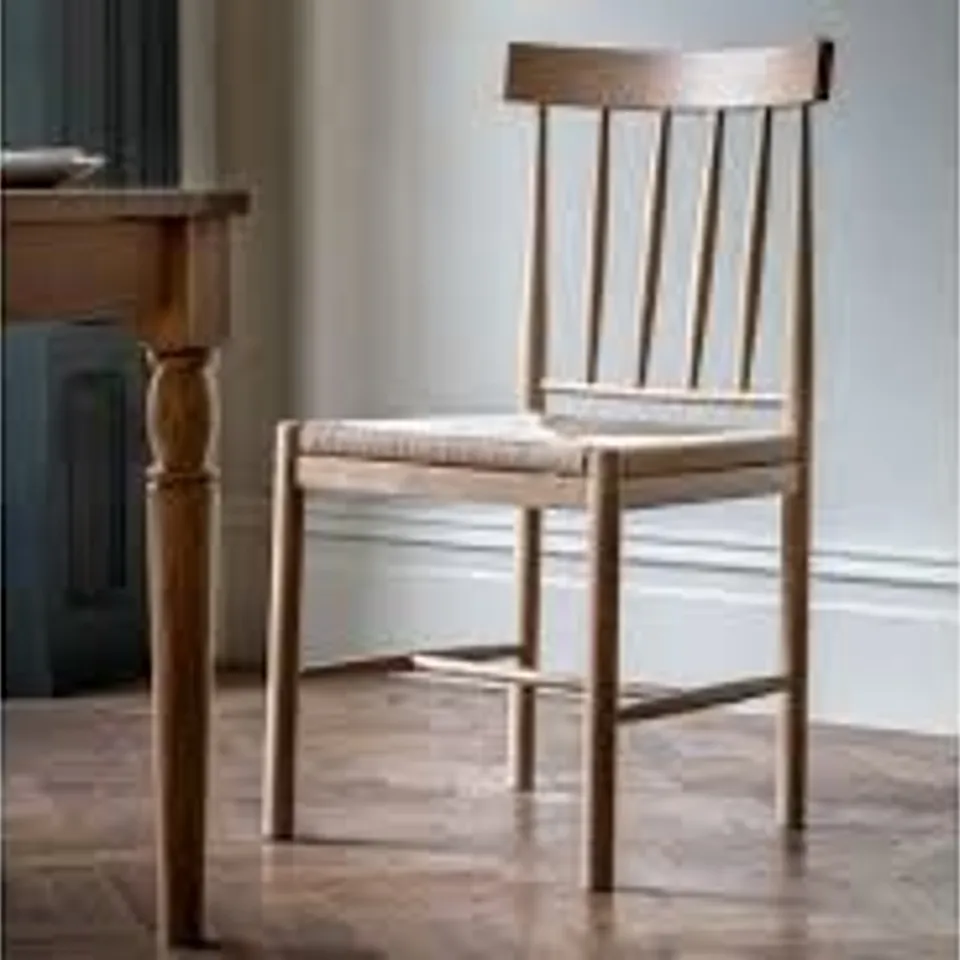 BOXED PAIR OF GALLERY DIRECT ETON DINING CHAIRS