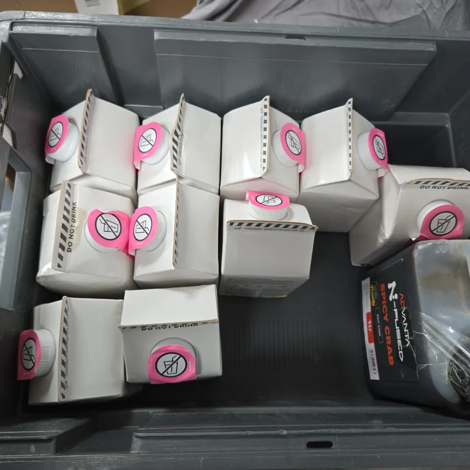 APPROXIMATELY 10 ASSORTED HOUSEHOLD ITEMS TO INCLUDE WASHING UP LIQUID, DAIRY NUT AND STAIN TREATER