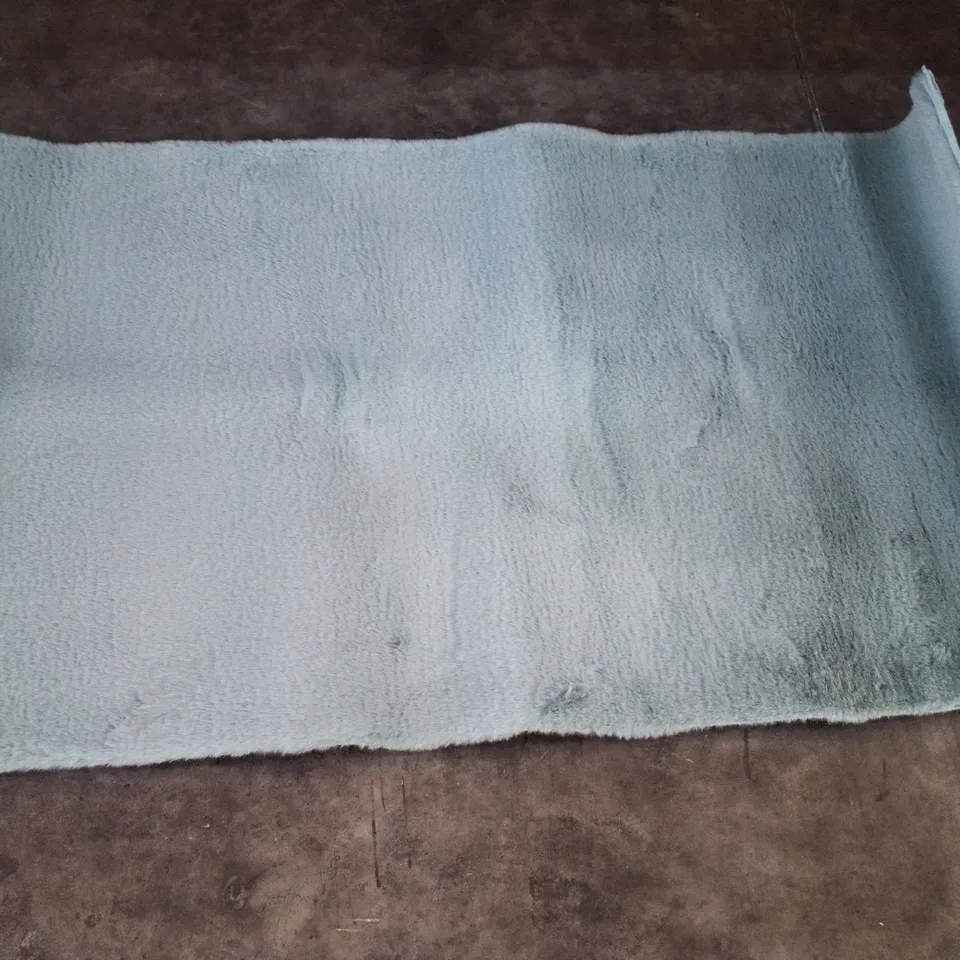 BRAND NEW PACO HOME RABBIT 780 AREA RUG IN TURQUOISE - 80X150CM
