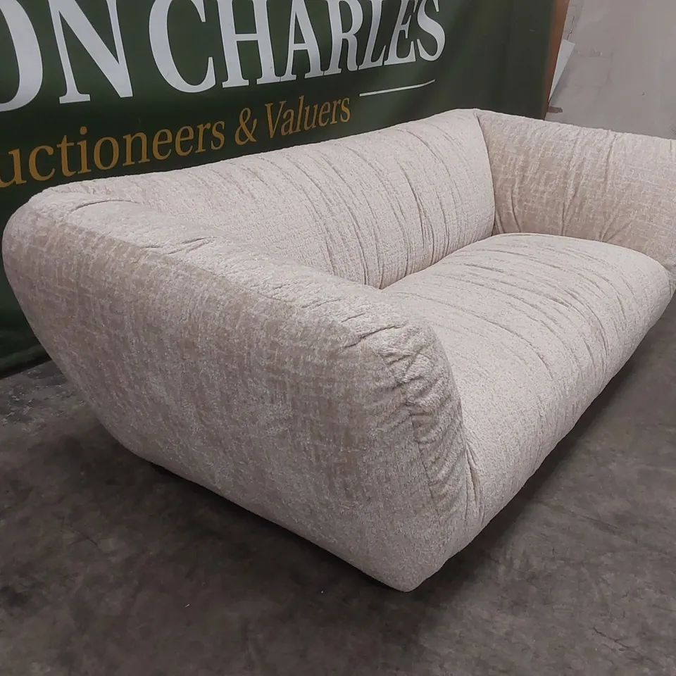 QUALITY DESIGNER ROCHE 3 SEATER OMBRA SAND FABRIC