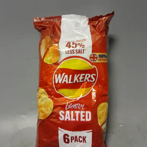 SET OF 4 WALKERS LIGHTLY SALTED 6 PACK