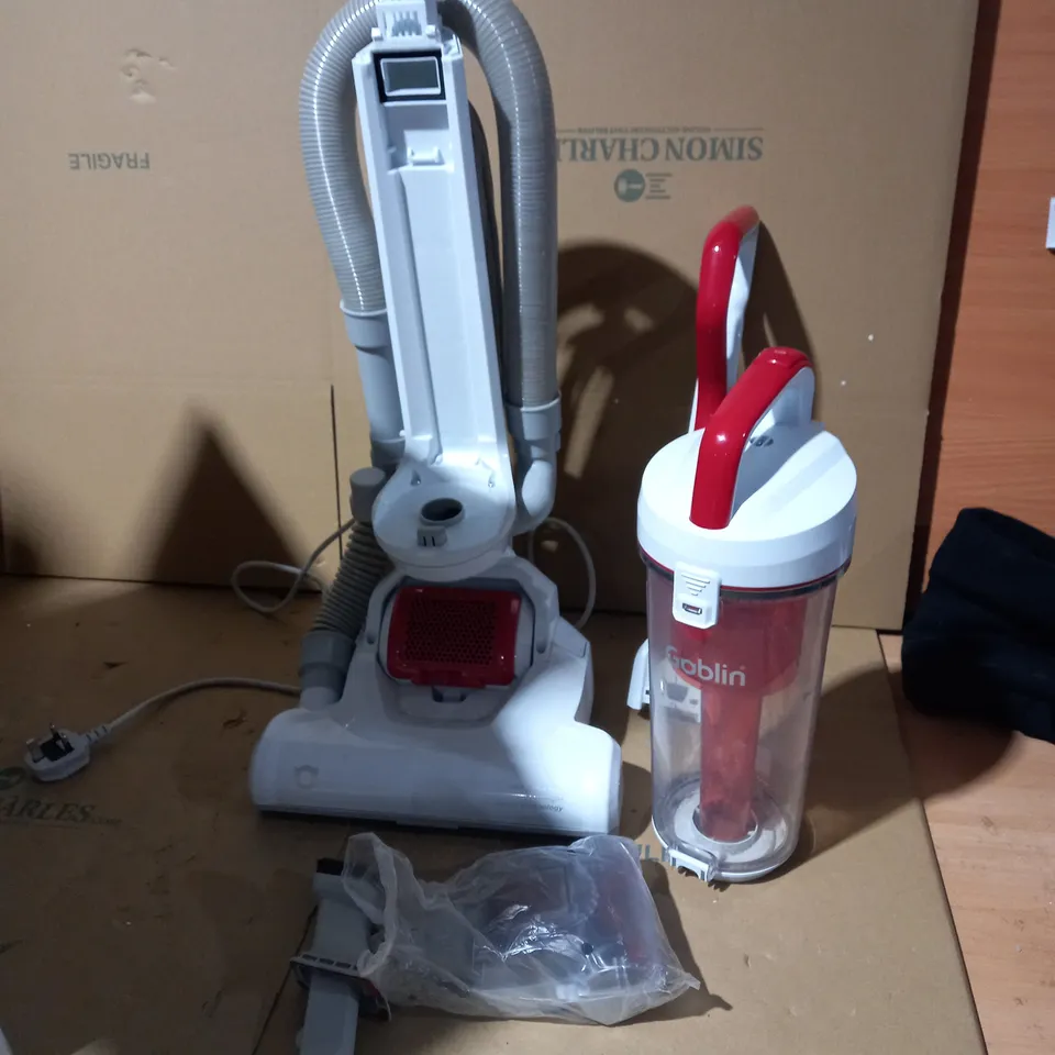GOBLIN PET UPRIGHT VACUUM CLEANER - WHITE/RED