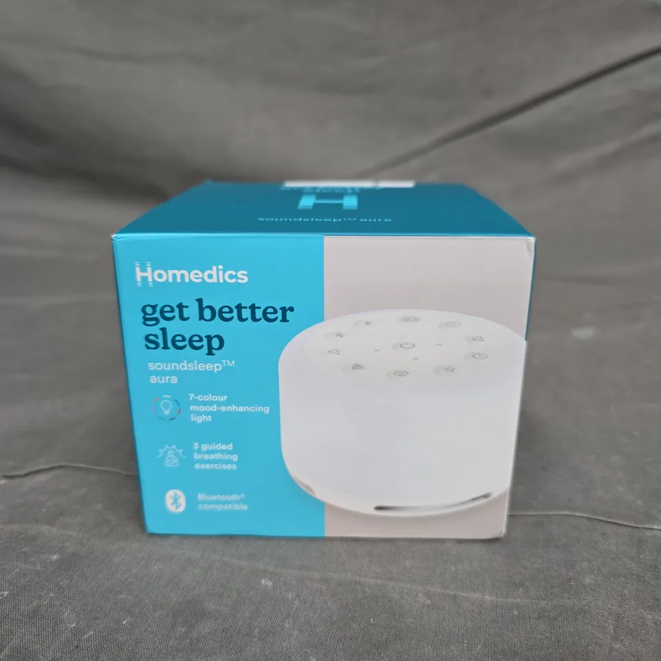 HOMEDICS GET BETTER SLEEP SOUNDSLEEP AURA – BOXED
