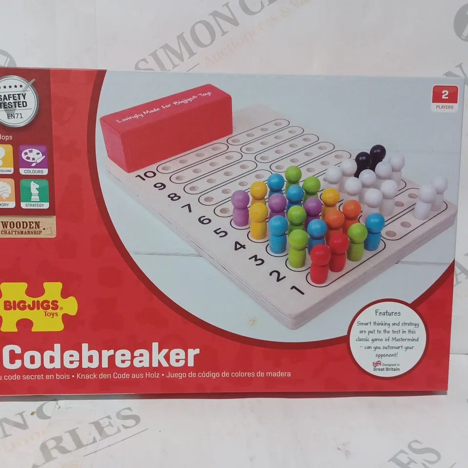 BOXED BIGJIGS BJ694 CODEBREAKER GAME