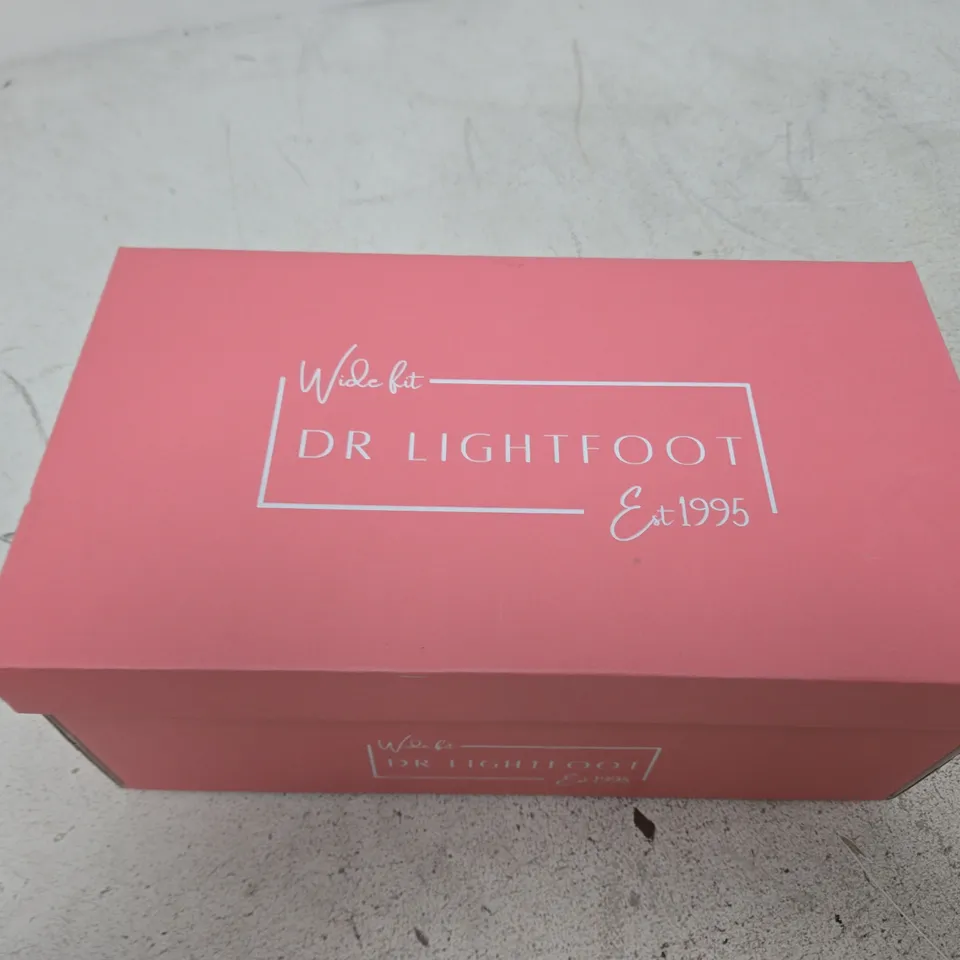 DR LIGHTFOOT MIA RED WIDE-FIT SANDALS UK 8