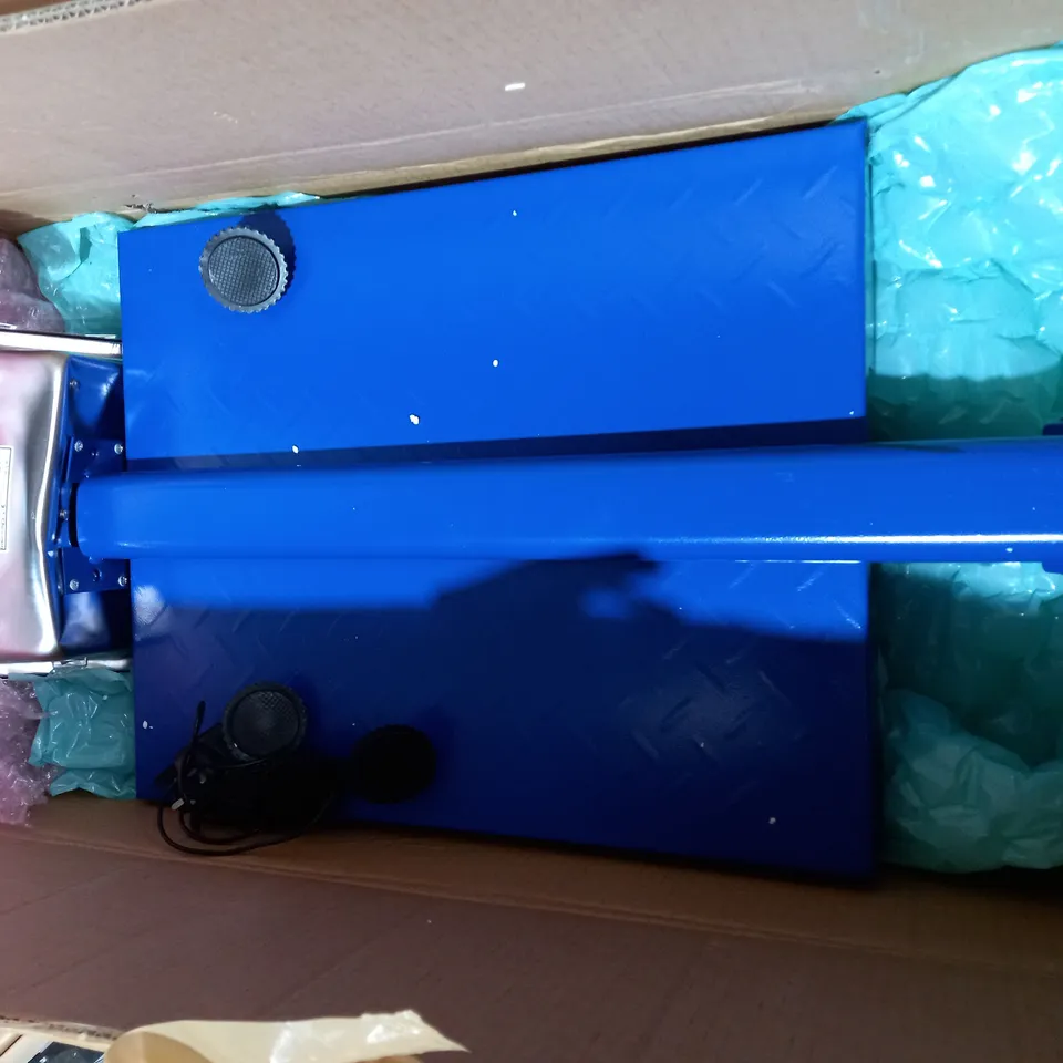 BOXED DESIGNER TCS SERIES BLUE ELECTRONIC PLATFORM SCALE 