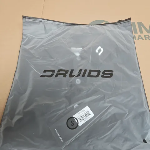 DRUIDS SILURO POLO SHIRT – BLACK, UK SIZE S
