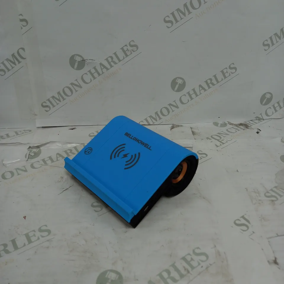 BOXED BELLHOWELL 2N1 WIRELESS CHARGING TOUCH SPEAKER CHARGER