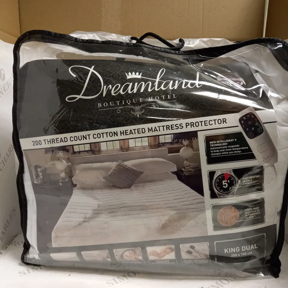 DREAMLAND HEATED MATTRESS PROTECTOR KING SIZE