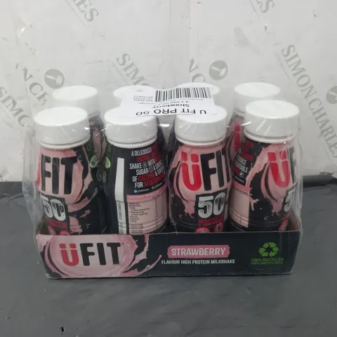 U FIT PRO 50 STRAWBERRY 8X500ML