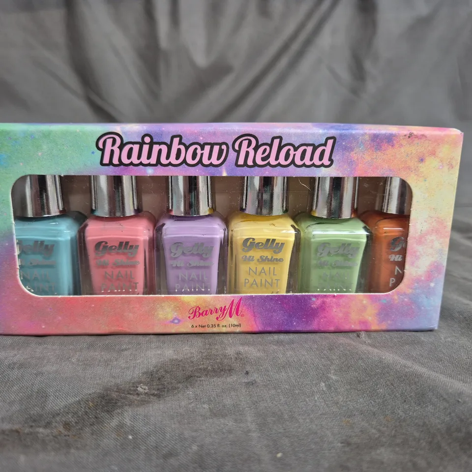 BARRY M RAINBOW RELOAD 6 PIECE NAIL POLISH SET