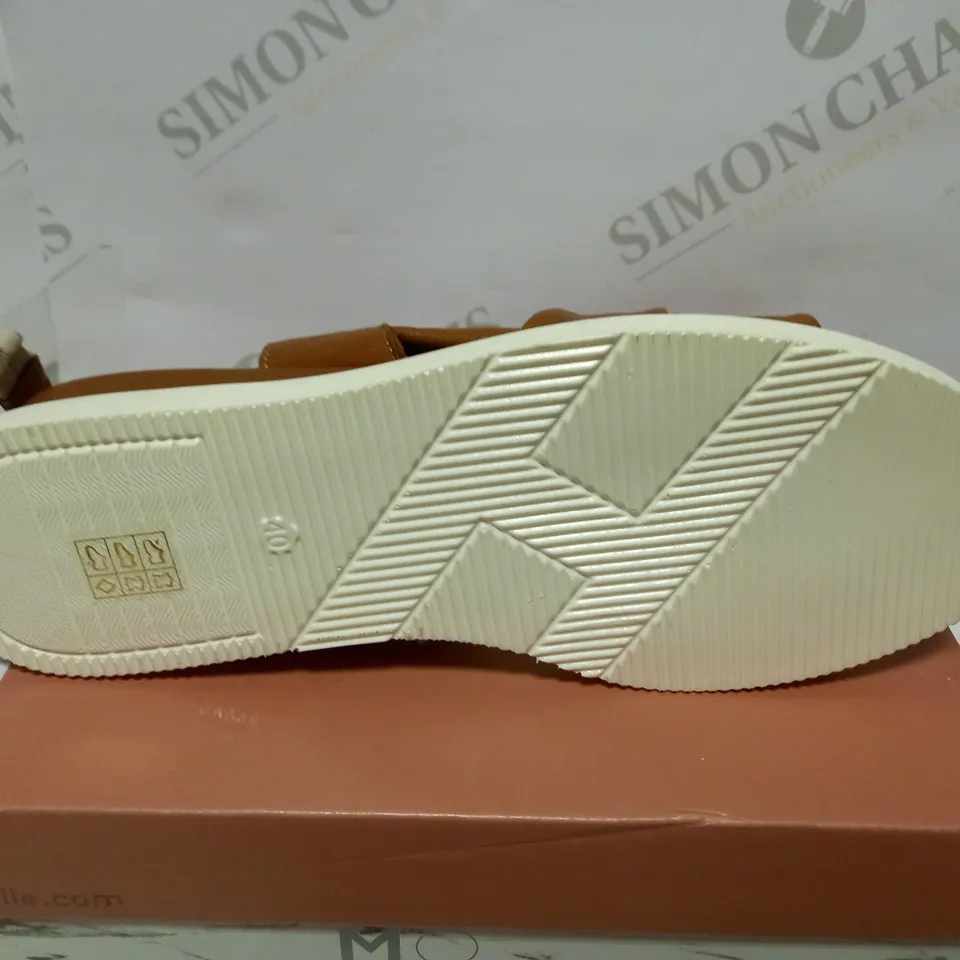 MODA IN PELLE OLANNA SANDAL TAN LEATHER - SIZE 40
