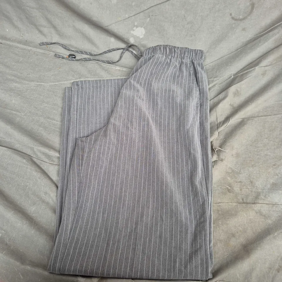 STRADVARIUS STRIPED DRAWSTRING TROUSERS SIZE 12-14
