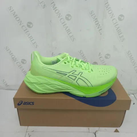 ASICS MENS NOVABLAST 4 - ILLUMINATE GREEN/LIME BURST - NEUTRAL SIZE 8.5