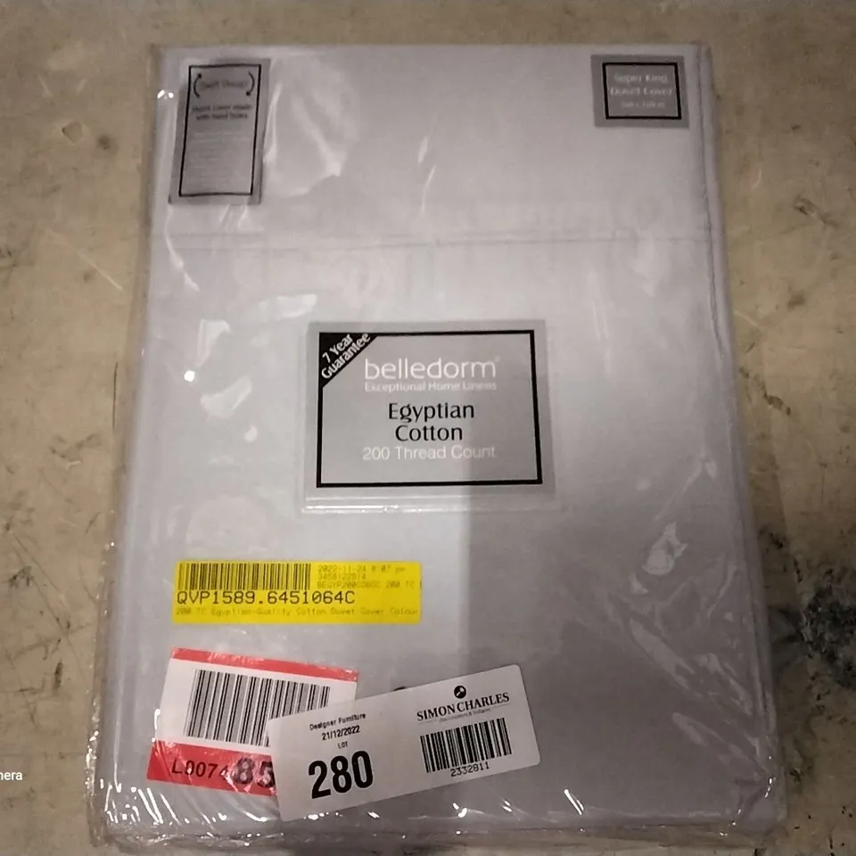 BLUE 200TC EGYPTIAN QUALITY COTTON DUVET COVER