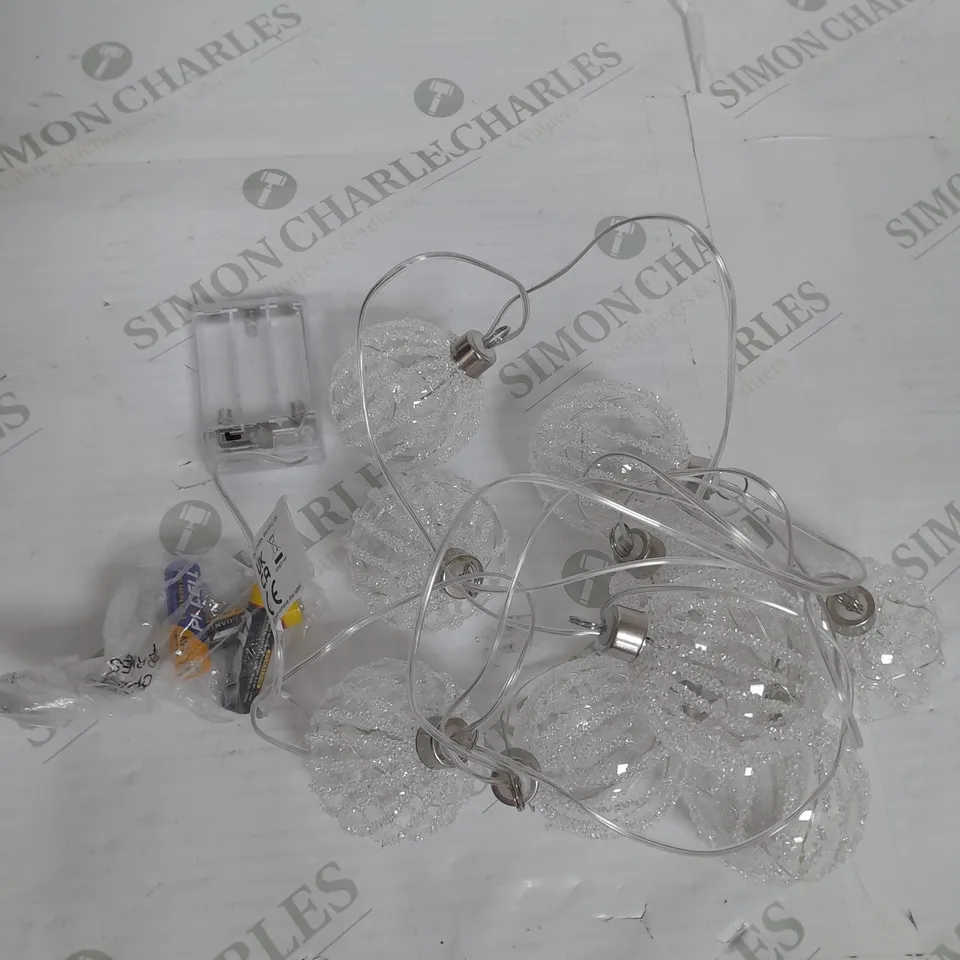 JULIEN MACONALD GLASS SPARKLE ORB LIGHT STRAND