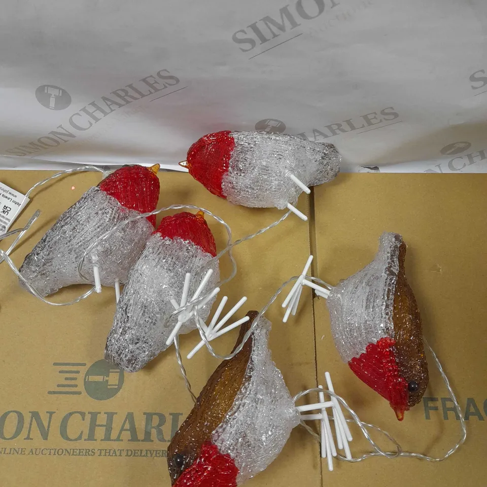 JOHN LEWIS ICE WHITE LED ROBINS 