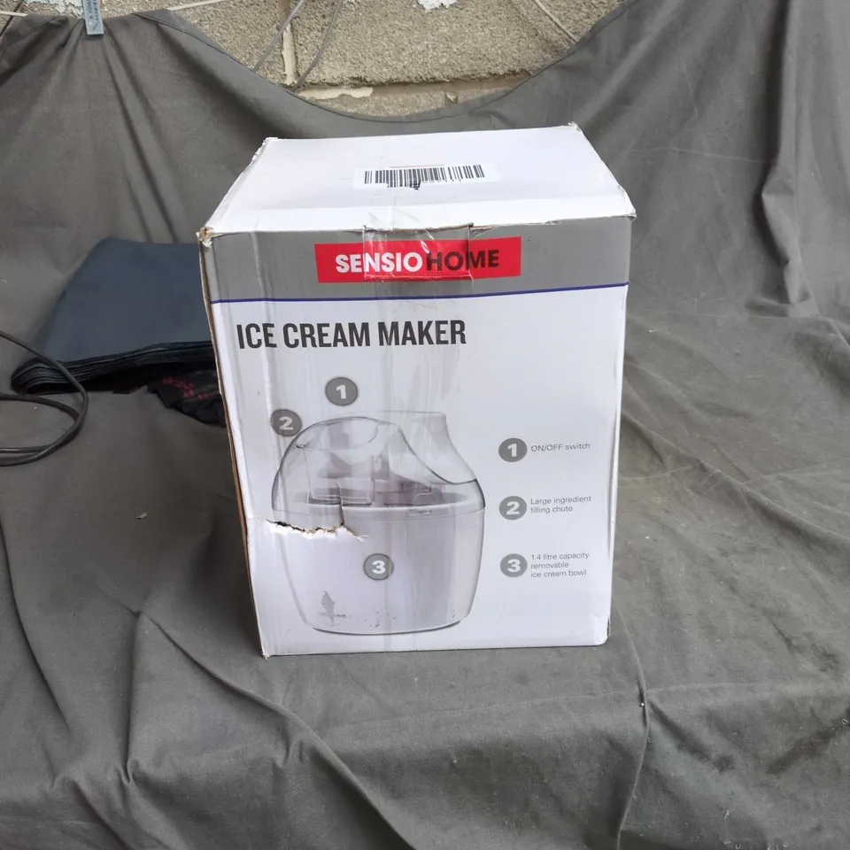 SENSIO HOME ICE CREAM MAKER – BOXED