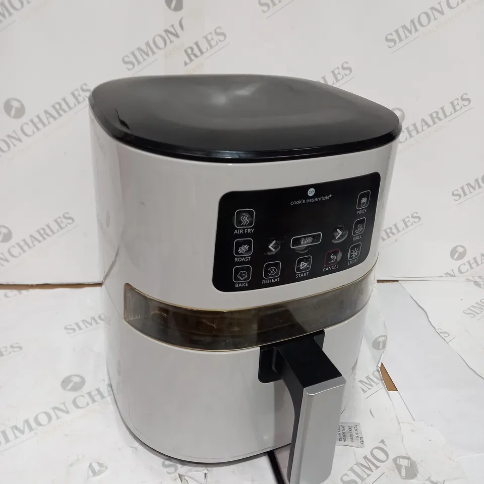 BOXED COOK'S ESSENTIALS 4.0L AIR FRYER, COOL GREY