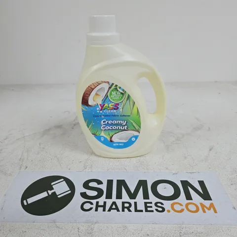 YASS CLEAN CREAMY COCONUT CONCENTRATED FABRIC SOFTENER 2L