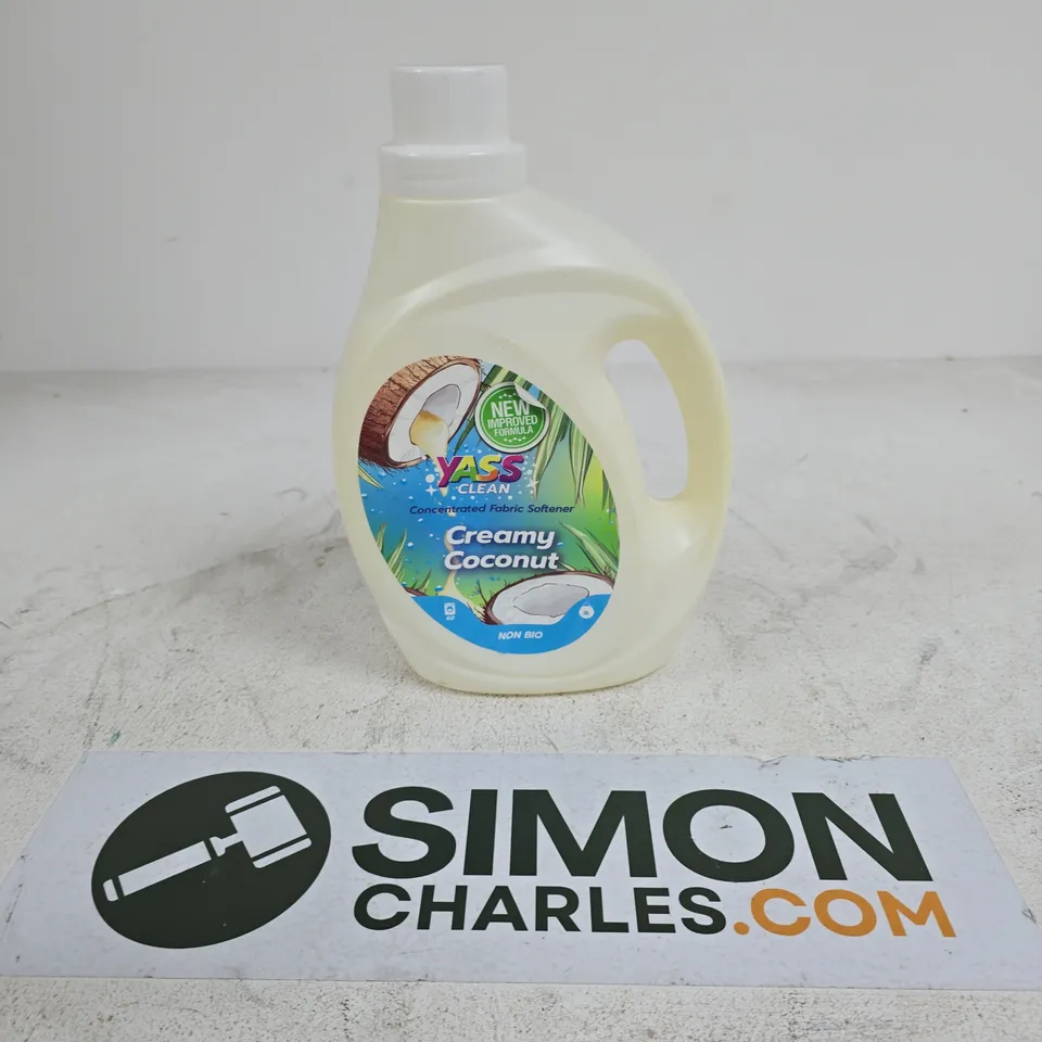 YASS CLEAN CREAMY COCONUT CONCENTRATED FABRIC SOFTENER 2L